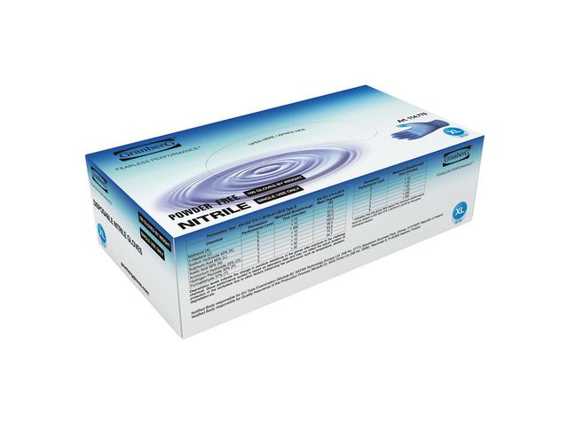 Nitrilhandske 114.770 blå XXL 100/FP