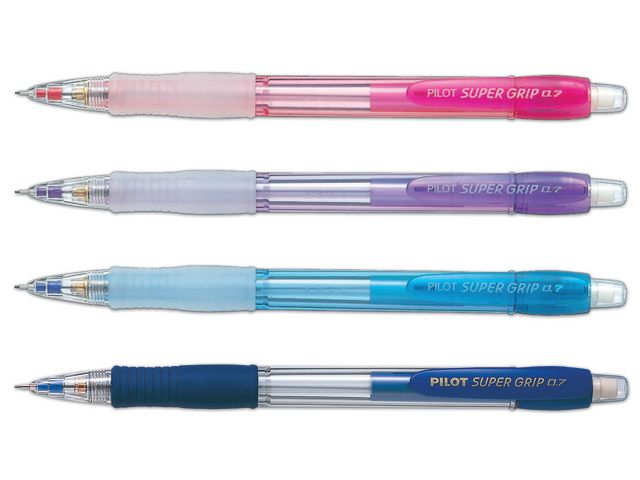 Stiftpenna PILOT Super Grip 0,7 lila neo