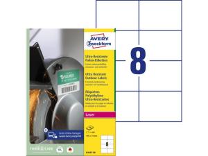 Etikett AVERY 74X105 WH 400/FP