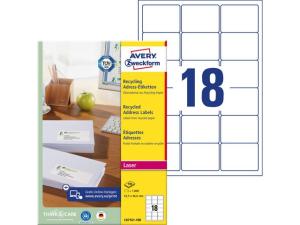 Etikett AVERY RECY 635X466 1800/FP