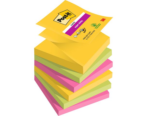 Notes POST-IT SS Z-b Carnival 76x76 6/FP