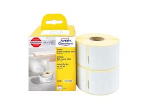 Etikett AVERY 89x36mm på rulle 520/FP