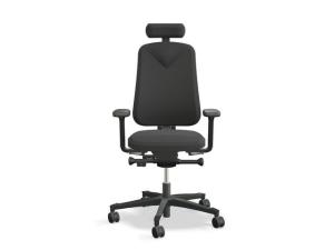Höganäs 280 svart inkl armstöd/nackstöd