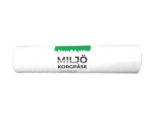 Papperskorgpåse 30L HDPE 9my Vit 100/RL
