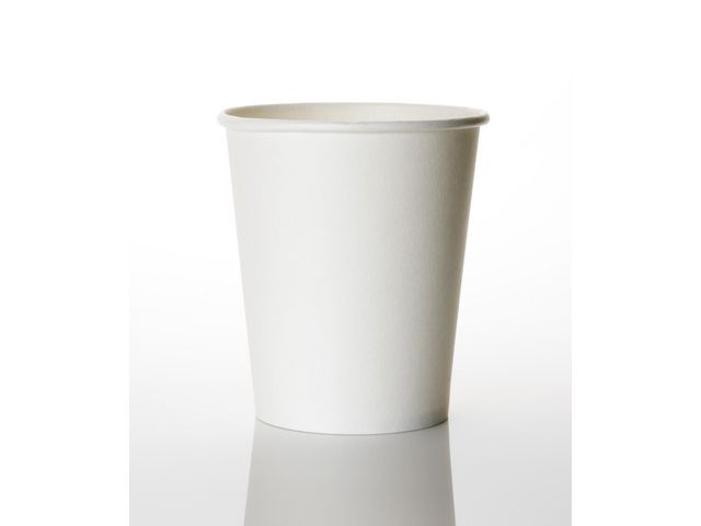Pappersbägare 180ml vit 50/FP