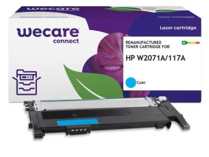 Toner WECARE HP W2071A 117A 1K cyan