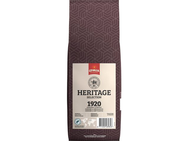 GEVALIA HERITAGE 1920 HELA BÖNOR 8*1000g