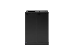 Avfallshantering BICA 2x65L kombo grå