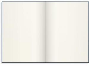 Ant.bok BURDE A4 textil olinj mörkblå