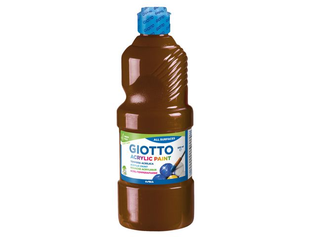 Akrylfärg Giotto 500 ml brun