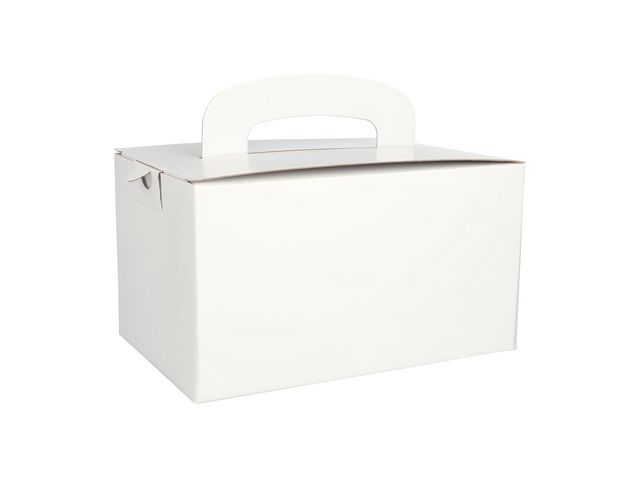 Lunchlåda 125x155x225mm vit 20/fp