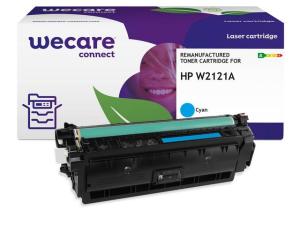 Toner WECARE HP W2121A 212A 4,5K cyan