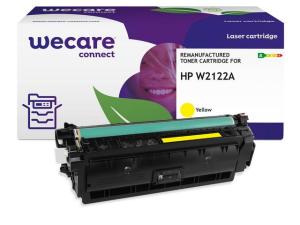 Toner WECARE HP W2122A 212A 4,5K gul