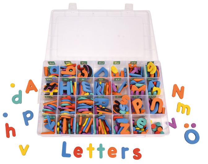 Magnetiska bokstäver, färger 248/fp