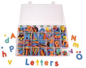 Magnetiska bokstäver, färger 248/fp