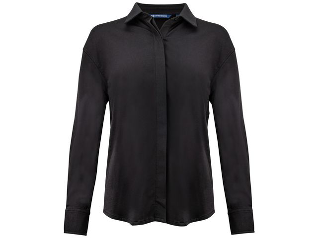 Stretchskjorta CB Hedley dam svart 2XL