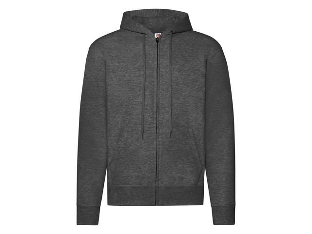 Zip Hoodie FRUIT mörkgrå M