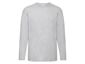 T-shirt Långärmad FRUIT gråmelange 2XL