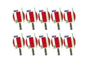 Bordtennisrack 3 stars 10-pack