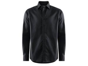 Skjorta BERKELEY Plainton tail svart L