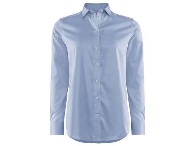 Skjorta BERKELEY Plainton dam ljblå 2XL