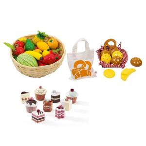 Lekmat av trä 43 delar