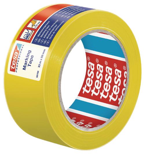 Golvmarkering TESA Prof. 50mmx33m gul