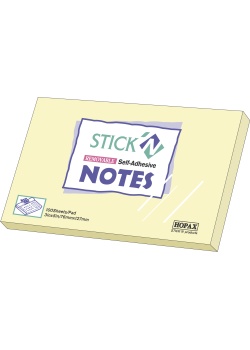 Stick'N Notes Stick'n Notes 76x127mm gul