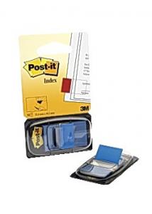 Post-it® Index 25x43mm blå (fp om 50 st)