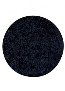 Matta rund 250 cm svart