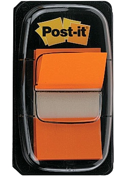 Post-it® Index 25x43mm orange (block om 50 st)