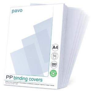 Plastomslag PAVO A4 280mic 100/fp