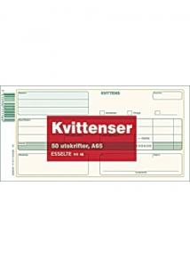 Esselte Blankett kvittens A65 50 blad