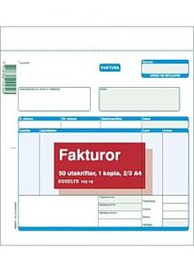 Esselte Blankett faktura 2/3 A4 2x50 blad