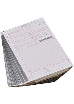 Fraktsedel 4-delad A 701 (fp om 100 st)