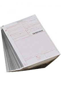 Fraktsedel 4-delad A 701 (fp om 100 st)