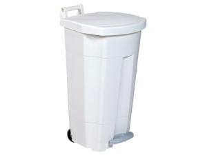 Avfallsbehållare ROSSIGNOL pedal 90L vit