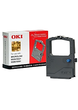 OKI Färgband 01126301 svart