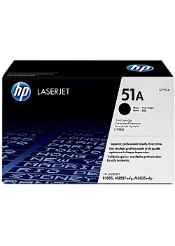 Hewlett Packard Toner Q7551A svart