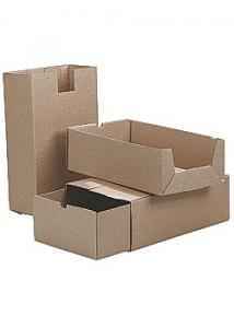 Arkivbox A65 228x120x395mm 2-delad brun