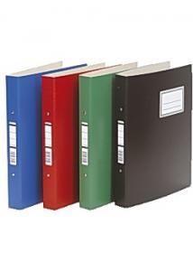 Ringpärm konstläderpappA4 29mm ringm röd