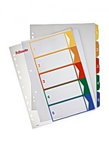 Esselte Plastregister Projektindex A4+ 1-5