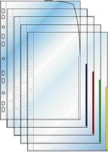 Plastficka Signal A4 0,13mm gul