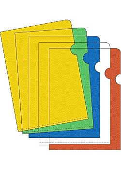 Aktmapp A4 0,12 sorterade färger (fp om 10 st)