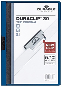 Durable Klämmapp Duraclip 2200 A4 3mm blå