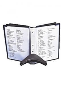 Durable Bordställ Soho med 5 ramar svart