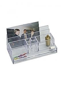 Penn-och prylställ Plexi transparent