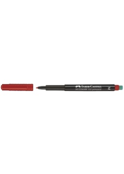 Faber-Castell OH-penna VF medium röd