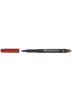 Faber-Castell OH-penna VF medium röd