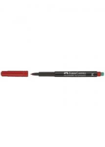 Faber-Castell OH-penna VF medium röd